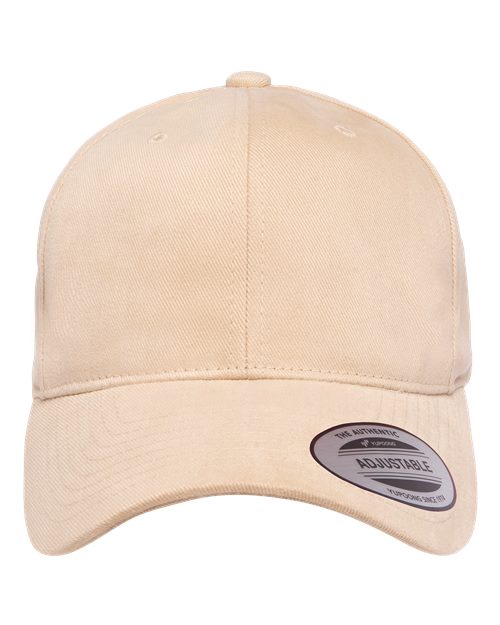 Yupoong 6363V Structured Brushed Twill Cap - Putty - front
