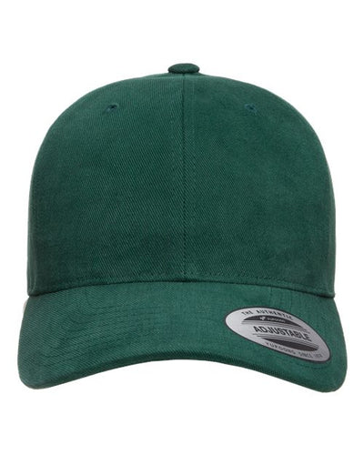 Yupoong 6363V Structured Brushed Twill Cap - Spruce - front