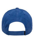 Yupoong 6363V Structured Brushed Twill Cap - Royal - back