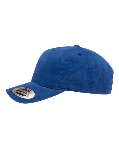 Yupoong 6363V Structured Brushed Twill Cap - Royal - side