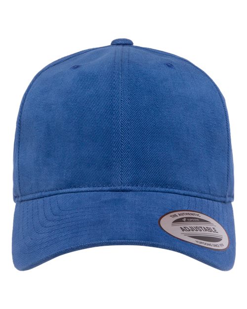 Yupoong 6363V Structured Brushed Twill Cap - Royal - front