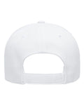 Yupoong 6363V Structured Brushed Twill Cap - White - back