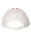 Valucap S102 Sandwich Trucker Cap - Pink/ White - back