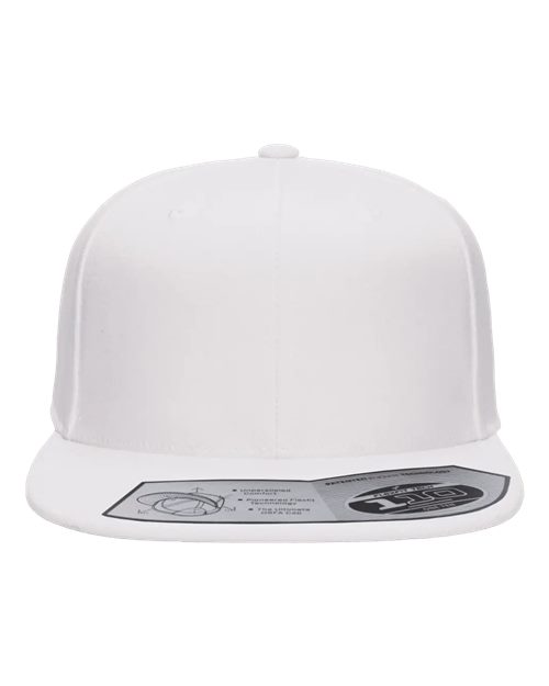 Flexfit 110F 110 Snapback Cap - White - front
