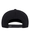 Flexfit 110F 110 Snapback Cap - Black - back