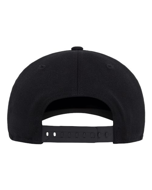 Flexfit 110F 110 Snapback Cap - Black - back