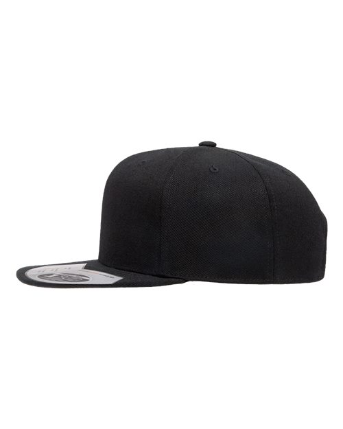 Flexfit 110F 110 Snapback Cap - Black - side