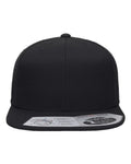 Flexfit 110F 110 Snapback Cap - Black - front