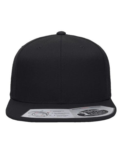 Flexfit 110F 110 Snapback Cap - Black - front