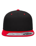 Flexfit 110F 110 Snapback Cap - Black/ Red - front