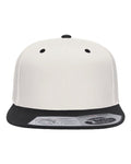 Flexfit 110F 110 Snapback Cap - Natural/ Black - front
