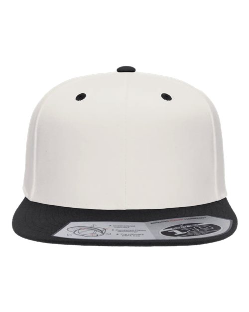 Flexfit 110F 110 Snapback Cap - Natural/ Black - front