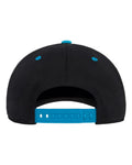 Flexfit 110F 110 Snapback Cap - Black/ Teal - back