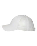 Valucap S102 Sandwich Trucker Cap - White/ White - side