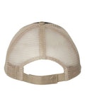 Valucap S102 Sandwich Trucker Cap - Green Camo/ Tan - back