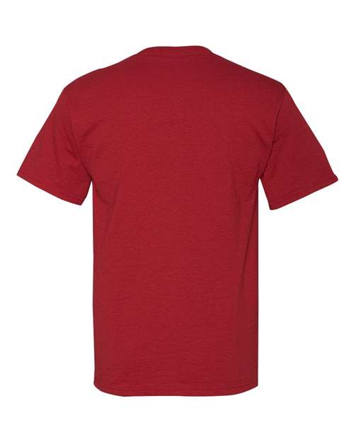Jerzees 29MR Dri-Power 50/50 T-Shirt - Crimson - back
