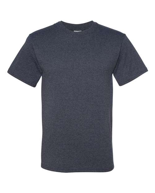 Jerzees 29MR Dri-Power 50/50 T-Shirt - Vintage Heather Navy - front