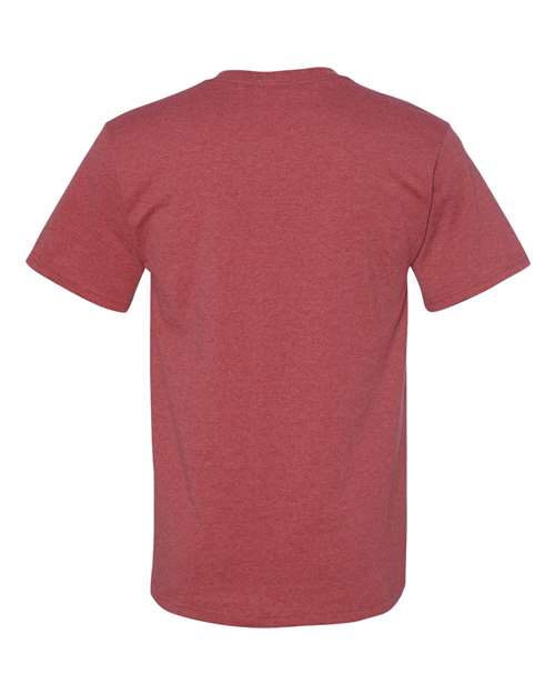 Jerzees 29MR Dri-Power 50/50 T-Shirt - Vintage Heather Red - back