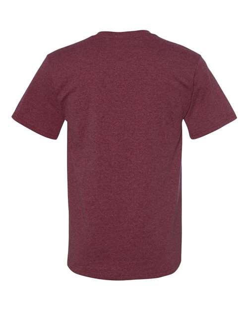 Jerzees 29MR Dri-Power 50/50 T-Shirt - Vintage Heather Maroon - back