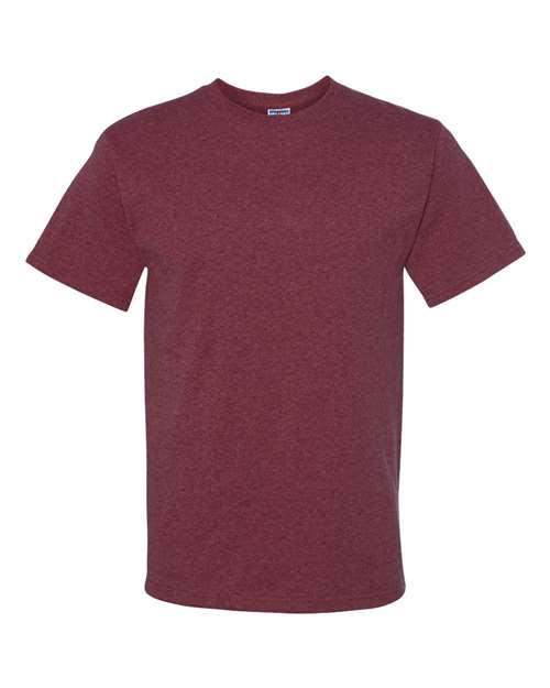 Jerzees 29MR Dri-Power 50/50 T-Shirt - Vintage Heather Maroon - front