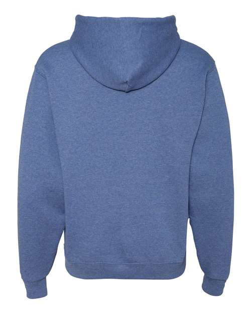 Jerzees 996MR Unisex NuBlend Hooded Sweatshirt - Vintage Heather Blue - back