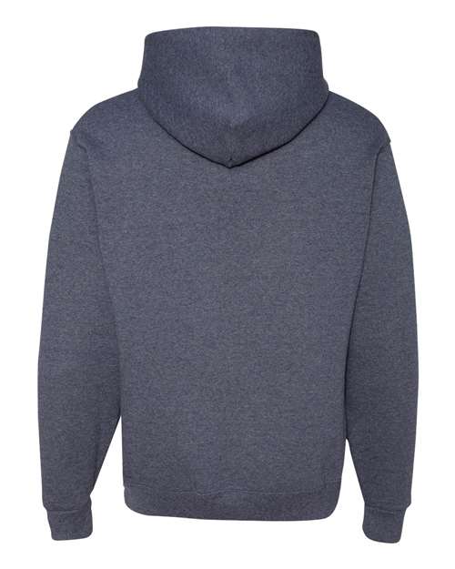 Jerzees 996MR Unisex NuBlend Hooded Sweatshirt - Vintage Heather Navy - back