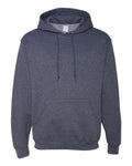Jerzees 996MR Unisex NuBlend Hooded Sweatshirt - Vintage Heather Navy - front
