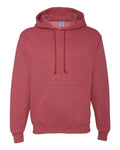 Jerzees 996MR Unisex NuBlend Hooded Sweatshirt - Vintage Heather Red - front