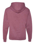 Jerzees 996MR Unisex NuBlend Hooded Sweatshirt - Vintage Heather Maroon - back