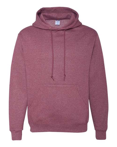 Jerzees 996MR Unisex NuBlend Hooded Sweatshirt - Vintage Heather Maroon - front