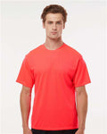 C2 Sport 5100 Unisex Performance T-Shirt - Hot Coral - model front
