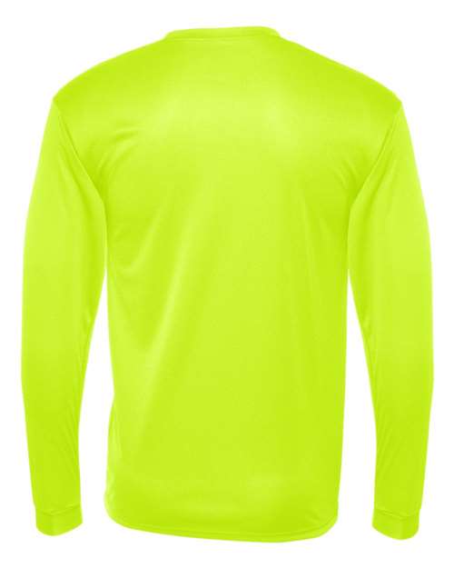 C2 Sport 5104 Unisex Performance Long Sleeve T-Shirt - Safety Yellow - back