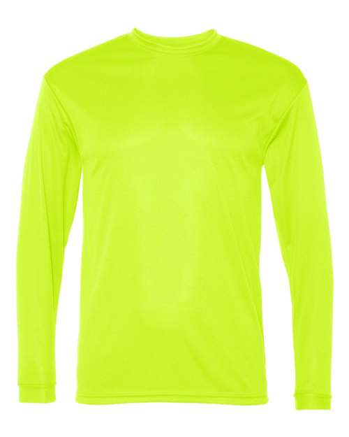 C2 Sport 5104 Unisex Performance Long Sleeve T-Shirt - Safety Yellow - front