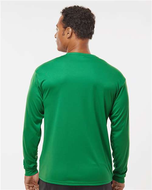 C2 Sport 5104 Unisex Performance Long Sleeve T-Shirt - Kelly - model back