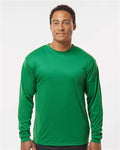 C2 Sport 5104 Unisex Performance Long Sleeve T-Shirt - Kelly - model front