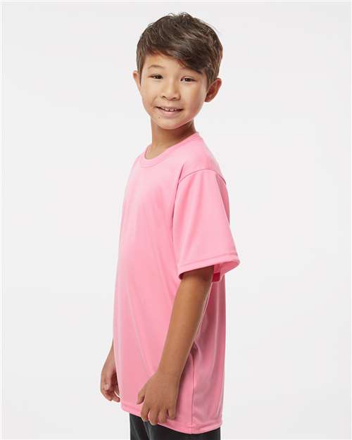 C2 Sport 5200 Youth Performance T-Shirt - Pink - model side