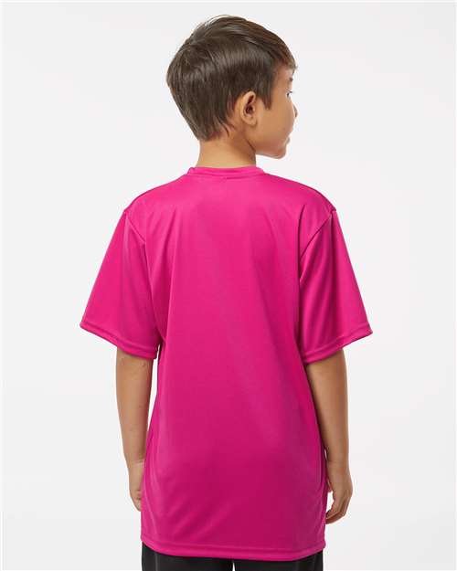 C2 Sport 5200 Youth Performance T-Shirt - Hot Pink - model back