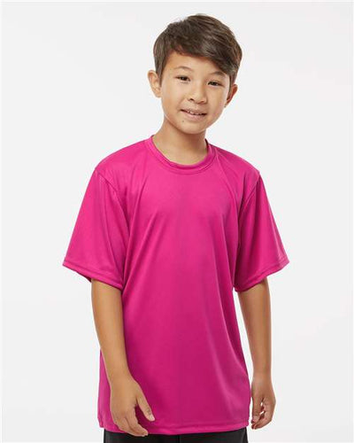 C2 Sport 5200 Youth Performance T-Shirt - Hot Pink - model front