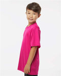 C2 Sport 5200 Youth Performance T-Shirt - Hot Pink - model side