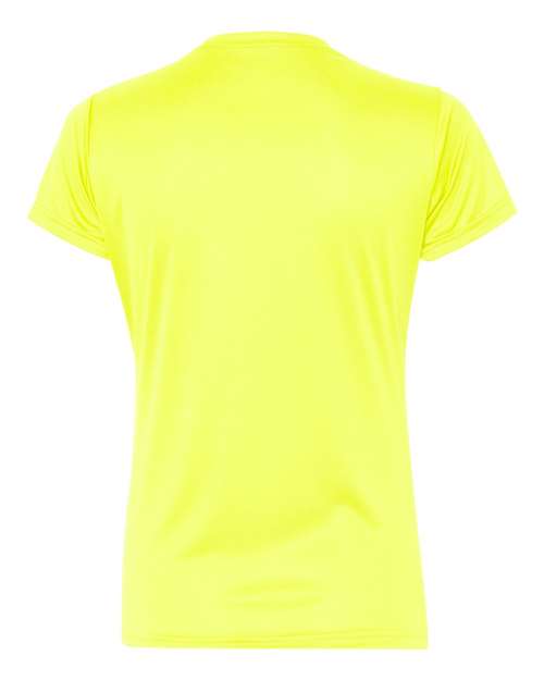 C2 Sport 5600 Women’s Performance T-Shirt - Safety Yellow - back