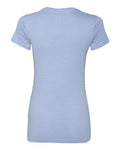 Bella + Canvas 6004 Women's Slim Fit Tee - Heather Blue - back