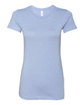 Bella + Canvas 6004 Women's Slim Fit Tee - Heather Blue - front