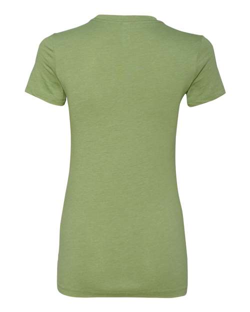 Bella + Canvas 6004 Women's Slim Fit Tee - Heather Green - back