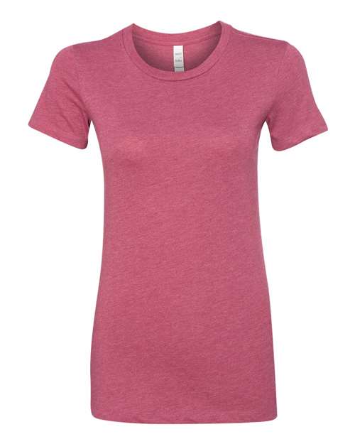 Bella + Canvas 6004 Women's Slim Fit Tee - Heather Raspberry - front