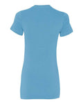 Bella + Canvas 6004 Women's Slim Fit Tee - Ocean Blue - back