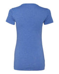 Bella + Canvas 6004 Women's Slim Fit Tee - Heather True Royal - back