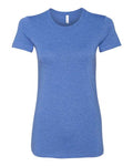 Bella + Canvas 6004 Women's Slim Fit Tee - Heather True Royal - front
