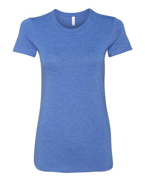 Bella + Canvas 6004 Women's Slim Fit Tee - Heather True Royal - front