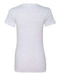 BELLA + CANVAS 6035 Women’s Jersey Deep V-Neck Tee - Ash - back