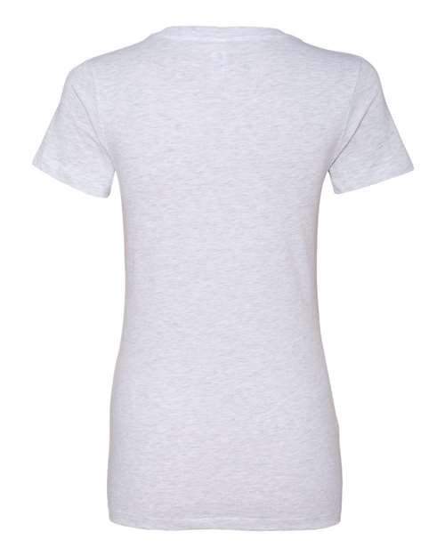 BELLA + CANVAS 6035 Women’s Jersey Deep V-Neck Tee - Ash - back